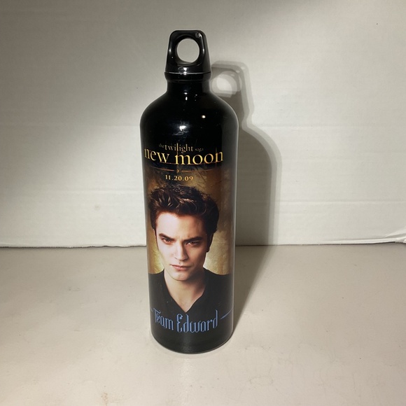 Twilight New Moon Saga 2009 Team Edward Aluminum Water Bottle - Picture 5 of 5